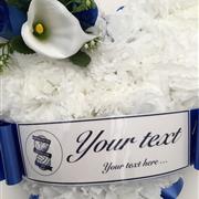 Personalised Funeral Ribbon Sash