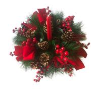 Artificial Christmas Candle Arrangement 