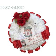 Liverpool Fc Wreath Silk Flowers