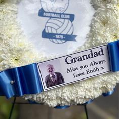 Birmingham City Photo Image Upload Wreath 