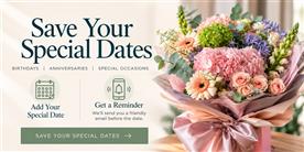 Birthday and anniversary flower reminders